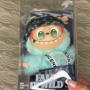 Lafufu Monster Plush Toy with Cookie Monster outfit